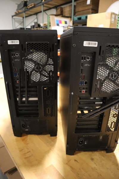 Intel Core I7 Desktop Computers (2) With WIFI Network Card- Auction Item