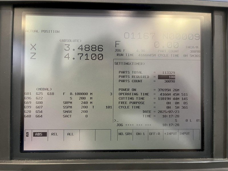 Mori Seiki SL-300A CNC Turning Center – 12″ Chuck Lathe