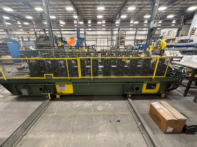 10 &amp; 12 STAND X 2" BRADBURY SIDE BY SIDE U JOINT DRIVE ROLLFORMER: YOBRO #24947