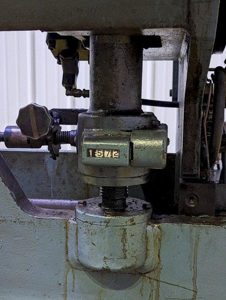 55 TON X 12' CHICAGO D &amp; K MODEL #1012-B AIR CLUTCH MECHANICAL PRESS BRAKE: STOCK #19216