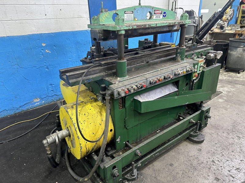 30 TON TISHKEN CUTOFF PRESS: STOCK