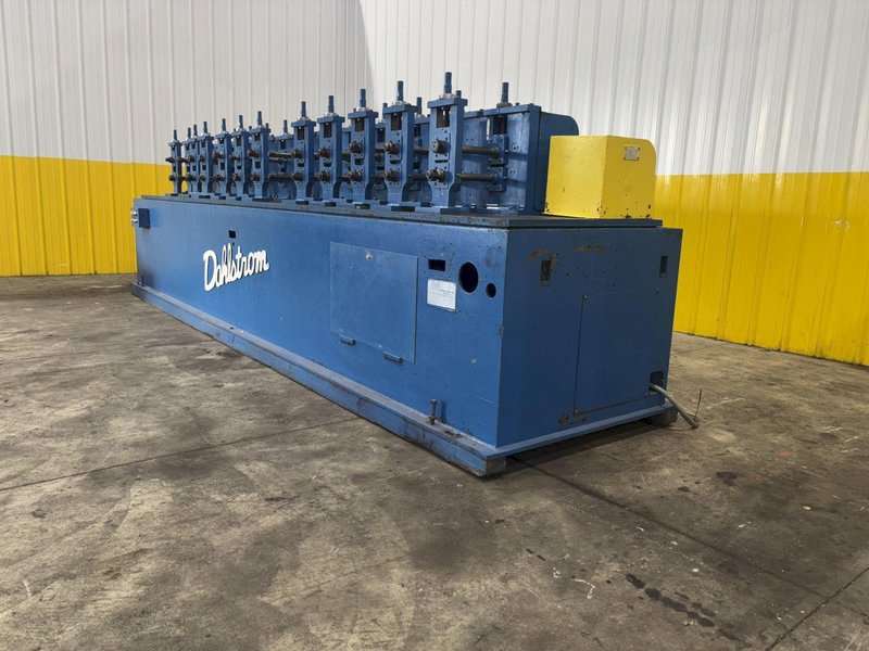 12 STAND x 1.25&quot; DAHLSTROM MODEL #300-14 ROLLFORMER 10&quot; ROLL SPACE: YOBRO #24089