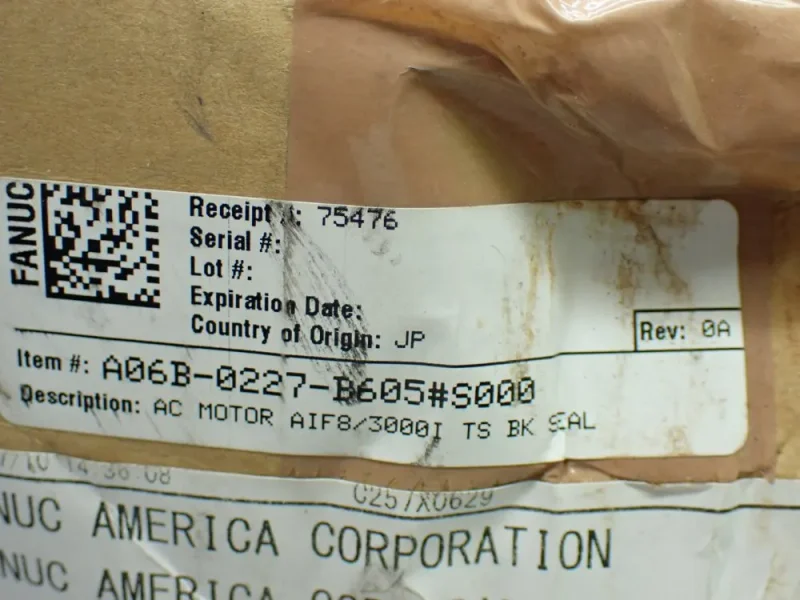 Fanuc Ac Servo Motor - A06b-0227-b605#s000
