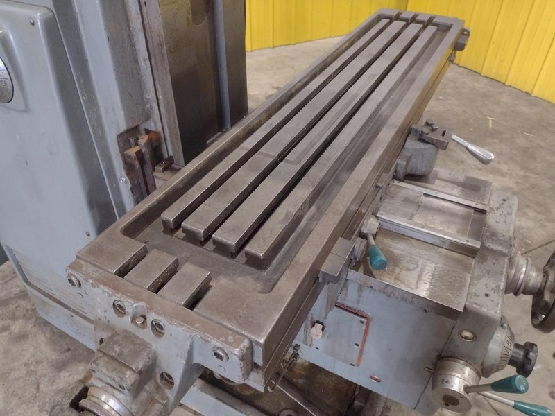 #205 K&amp;T MILWAUKEE KEARNEY AND TRECKER MODEL #205 S-12 HORIZONTAL MILL WITH TOOLMAKERS VERTICAL HEAD: STOCK #22495