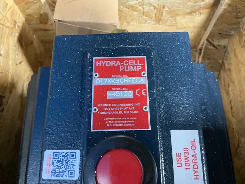 WANNER ENGINEERING INC. HYDRA-CELL DIAPHRAGM PUMP  -  D17XKBGHFECA