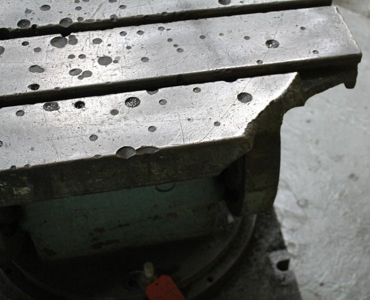 32&#039; X 28&#039; X 28&#039; CARLTON DUAL UNIVERSAL DRILL TABLE: STOCK #56330