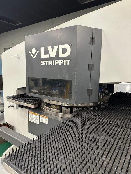 LVD Strippit S-1212 CNC Turret Punch, 20 Tons, 31 Station Turret - Thick, Auto Indexing, Brush Table, Fanuc 180i-P,  (Test Lab), New 2007