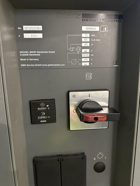 2004 DMG DECKEL MAHO MODEL #75V-LINEAR GANTRY STYLE CNC VERTICAL MACHINING CENTER / VMC: STOCK #21988