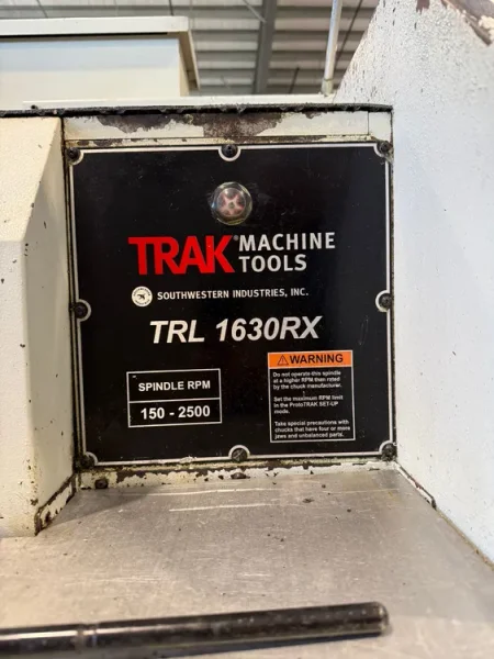 SWI TRAK 1630RX CNC Toolroom Lathe ProtoTRAK RLX Control 2019’ #7798
