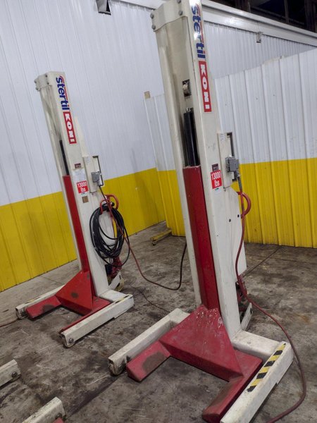 (4) 13,000 LBS STERTIL-KONI MODEL ST-1060 HEAVY DUTY MOBILE COLUMN LIFT JACKS: STOCK #23063