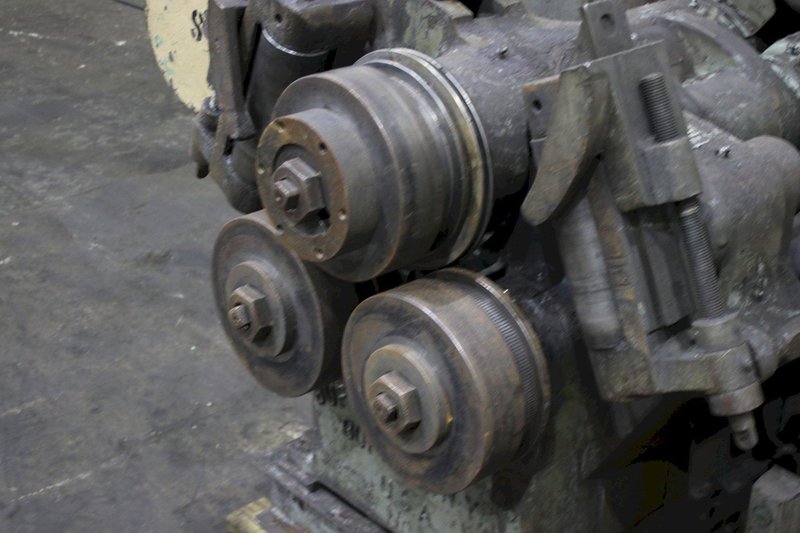 3" X 3" X 3/8" BUFFALO MODEL #1 ANGLE BENDING ROLLS: STOCK #74902