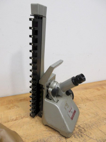 Starrett Weber Gage Division 18" Height Master with Optical Scope and Dust Cover- Auction Item