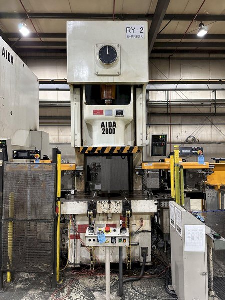 220 TON AIDA GAP FRAME STAMPING PRESS