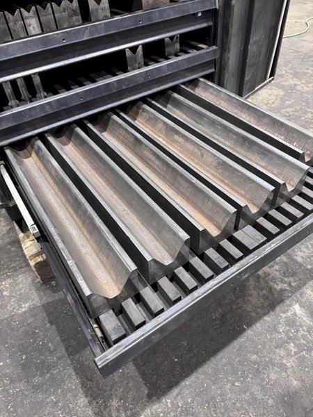 LOT OF WILA PRESS BRAKE DIES WITH CABINET: STOCK #80766