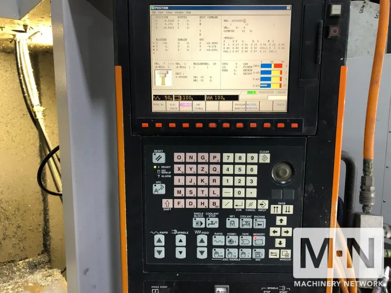 Mazak Nexus VCN-410B 4-Axis CNC Vertical Machining, 2004