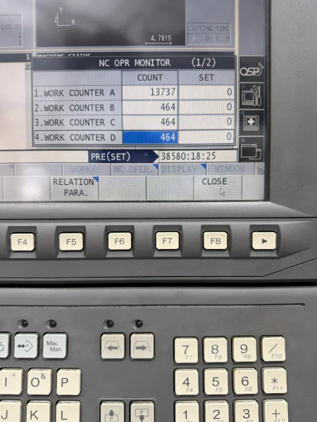 Okuma MA-550VB CNC Vertical Machining Center – 50 Taper Mill