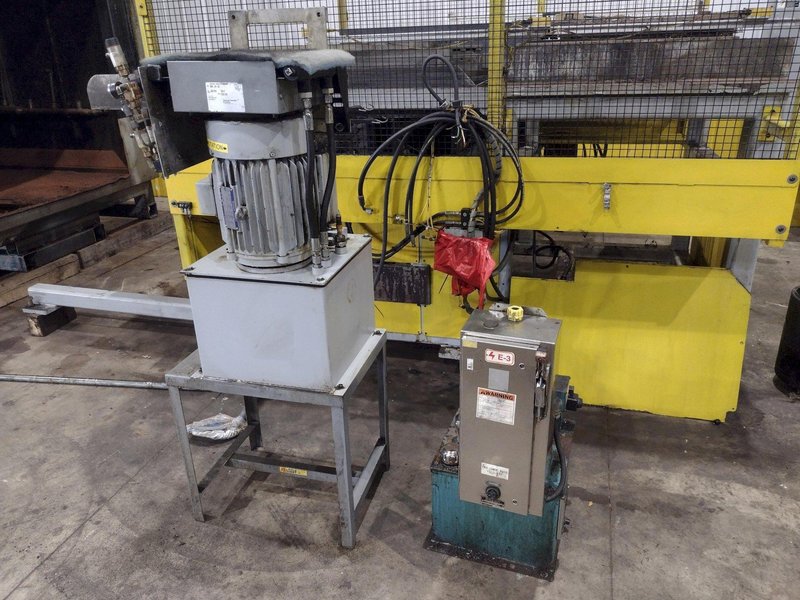 74" X 74" STOELTING MODEL #CSW8121 AUTOMATIC WASHER, WITH FLIP-UP DIE STATION POWERED INFEED, NEW 2012: YOBRO #25172