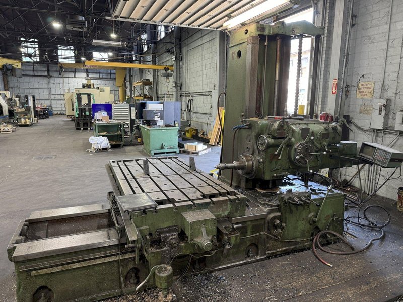 4&quot; GIDDINGS &amp; LEWIS 340-T HORIZONTAL BORING MILL. STOCK # 0668125