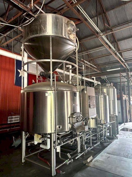 Alpha Brewing Operations 30 Barrel 2 Vessel Brew System, Grist Case and Oversized Heat Exchanger, 2015