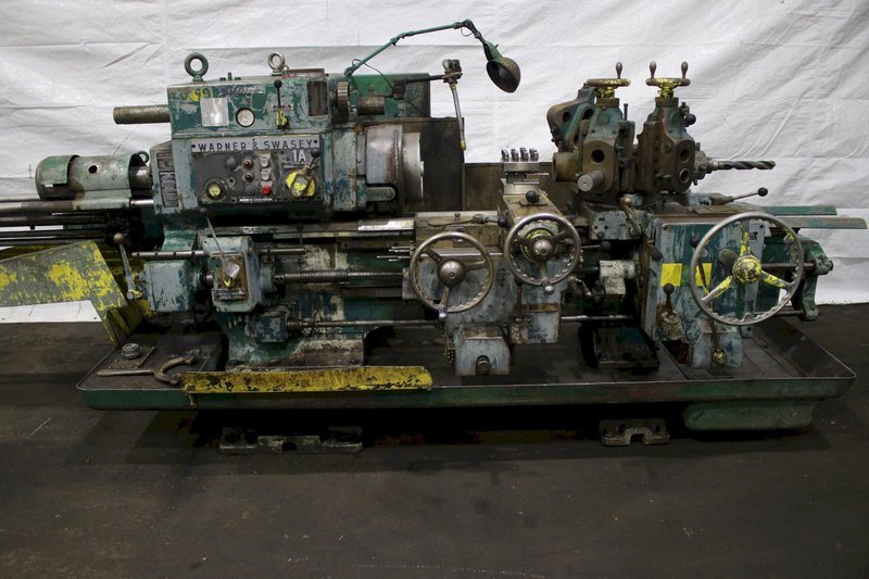#1A WARNER &amp; SWASEY SADDLE TYPE TURRET LATHE: STOCK #73300