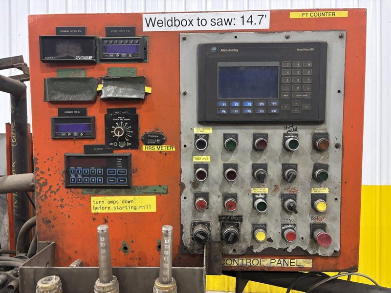 8 STAND X 2.5&quot; X 12&quot; ROLLSPACE DAHLSTROM MODEL 500-10-OB ROLLFORMER: STOCK #22626