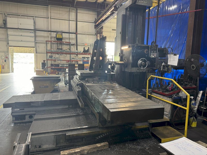 4.33&quot; KURAKI KBT-1101P HORIZONTAL BORING MILL. STOCK # 0668625