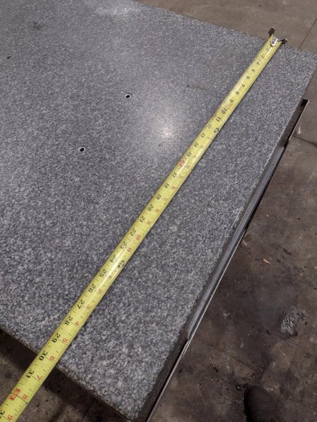48" X 30" X 6" BLACK PLATCO GRANITE SURFACE PLATE TABLE : YOBRO 25960
