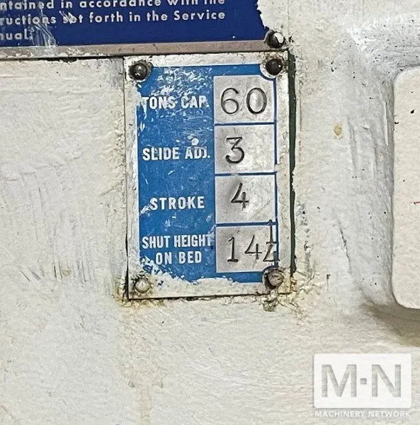 Bliss C-60 OBI Press