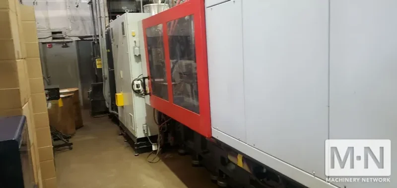 350 TON 53 OZ FERROMATIK MILACRON MODEL KTEC350 INJCTION MOLDER MFG 2013