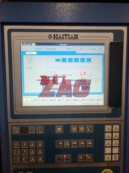 Haitian Used Saturn 2000-700 Injection Molding Machine, 225 US ton, 16 oz.