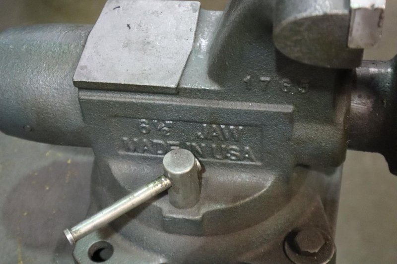 Workbench with Wilton 6.5" Bench Vise, Pegboard, Lower Shelf- Auction Item