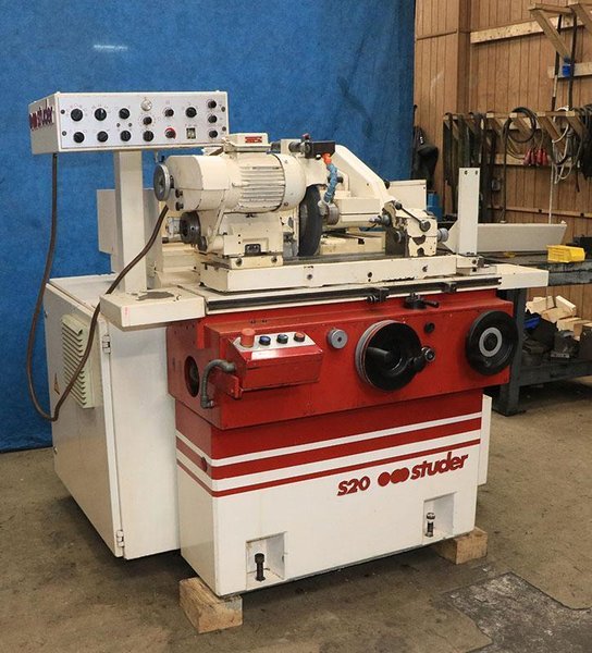 7.9″ x 15.7″ Studer S20-2 Compact Universal Cylindrical Grinder, 1989 – Tailstock, Grinding Attachment