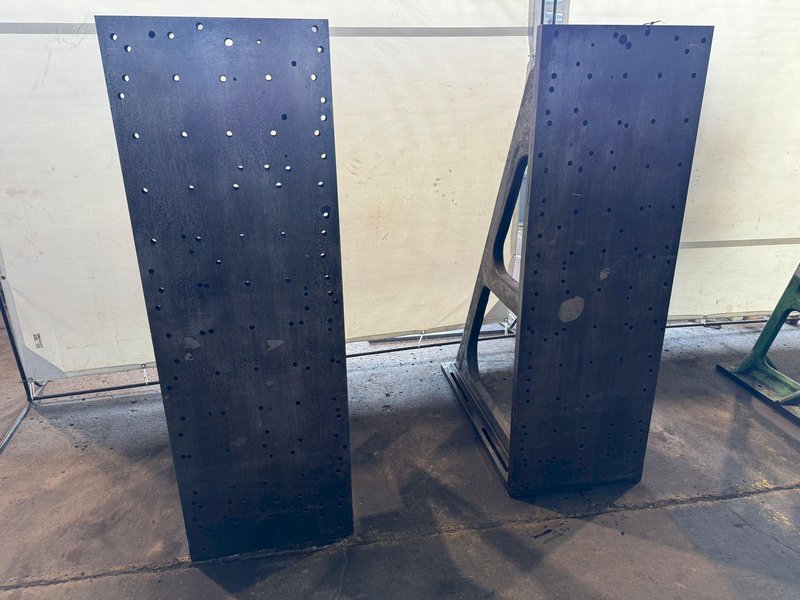 24&quot; WIDE X 72&quot; TALL X 48&quot; DEEP ANGLE PLATE SET. STOCK # 0364724