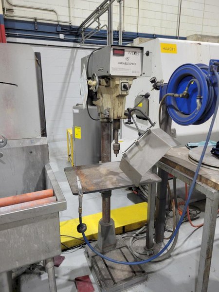 15" WILTON MODEL #A5816 VARIABLE SPEED SINGLE SPINDLE DRILL PRESS : YOBRO 26291