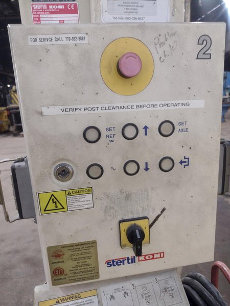16,000 LBS STERTIL-KONI HEAVY DUTY MOBILE COLUMN LIFT JACK: STOCK #21800