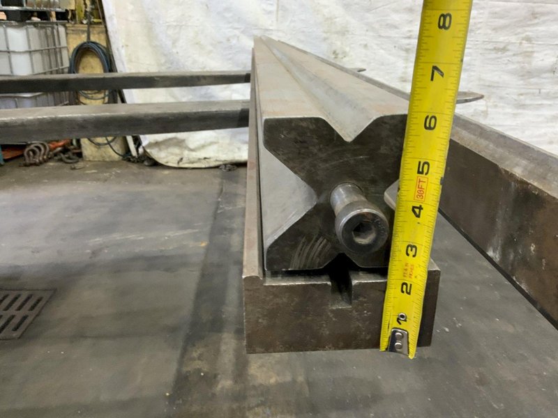 12' 4-WAY PRESS BRAKE DIE WITH BOTTON HOLDER &amp; 12' TOP DIE: STOCK #81407
