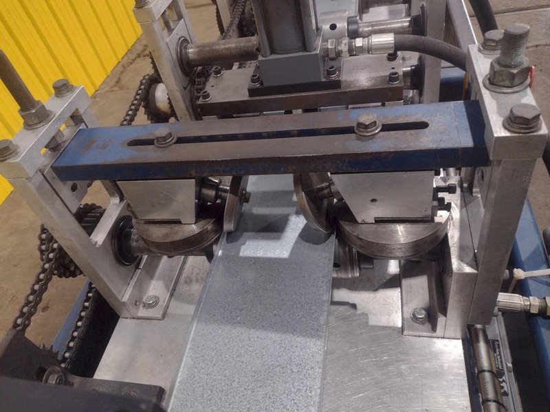 12 STAND X 10&quot; KNUDSON MODEL #KS-2468 STUD &amp; TRACK FRAMING ROLLFORMER, WITH AMS CONTROLS: STOCK #18942