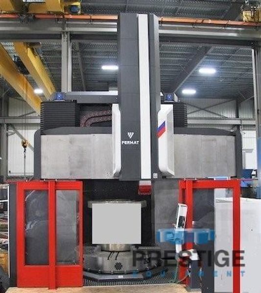 FERMAT FTL V2600 90&quot; CNC Vertical Boring Mill with Milling