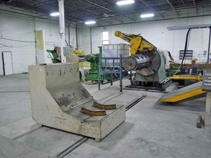 60&quot; x 7.00&quot; x 40,000# Loopco Slitting Line