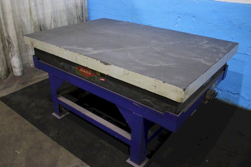 48&quot; X 72&quot; X 10&quot; RAHN GRANITE TABLE ON STAND: STOCK #76220