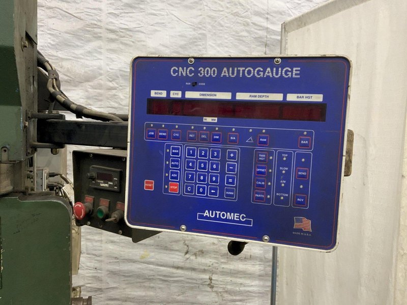 120 TON X 12' ATLANTIC MODEL HDE120-12 HYDRAULIC PRESS BRAKE: STOCK #80880