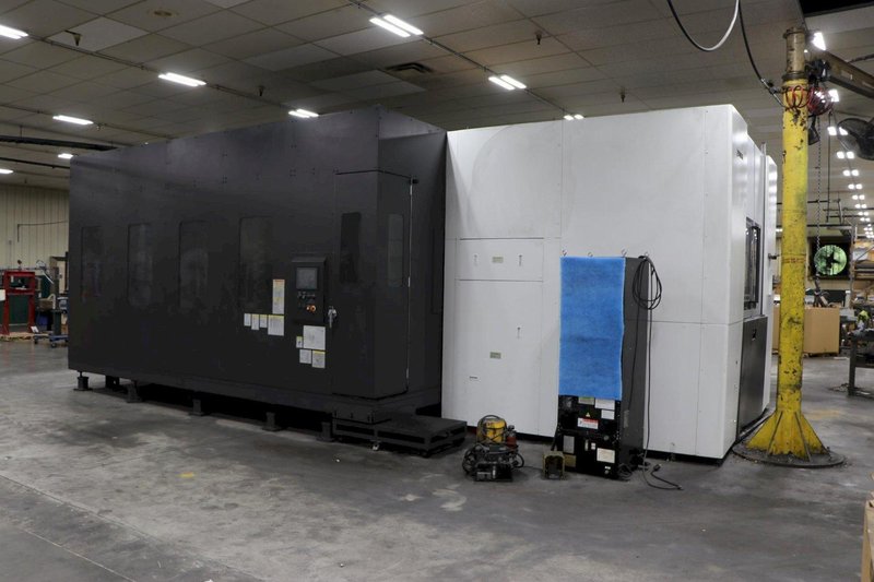 Okuma MB-8000H CNC Horizontal Machining Center, 2021 – Through Spindle Coolant; Chip Conveyor