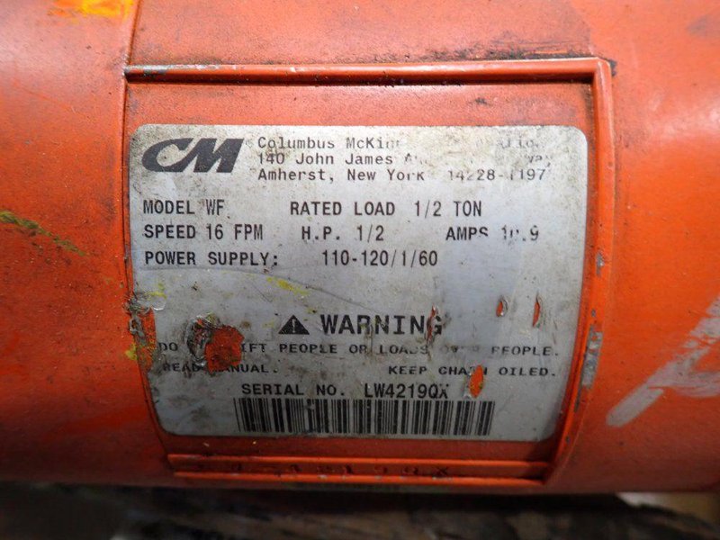 CM 1/2 TON HOIST  -  WF