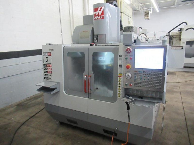 Haas VF-2SS Vertical Machining Center - MainCON CNC Upgrade, 4th-Axis Brushless Drive, Programmable Coolant