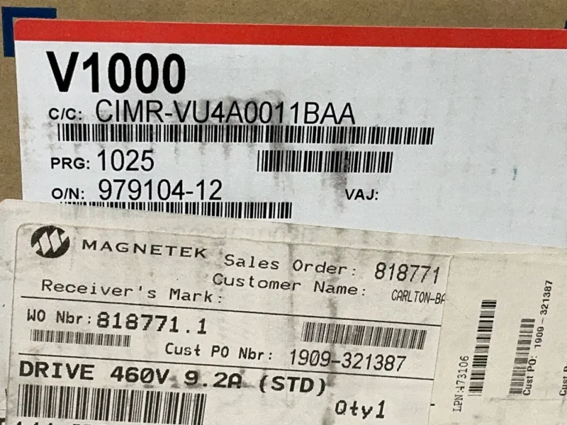 YASKAWA IMPULSE G+ MINI SERVO DRIVE  -  CIMR-VU4A0011BAA
