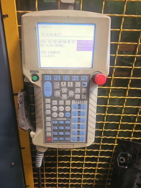 OTC Daihen Robotic Welding Cell, 2002 – Almega EX-V6 Robot