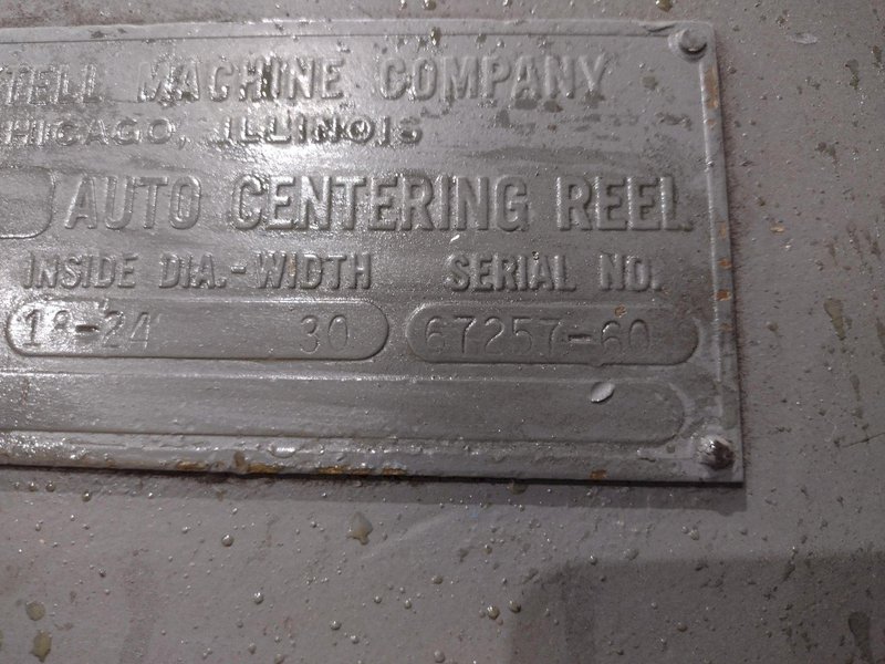 10,000 LBS X 30&quot; LITTEL MODEL #90-30 PULL OFF COIL REEL UNCOILER: YOBRO #23896