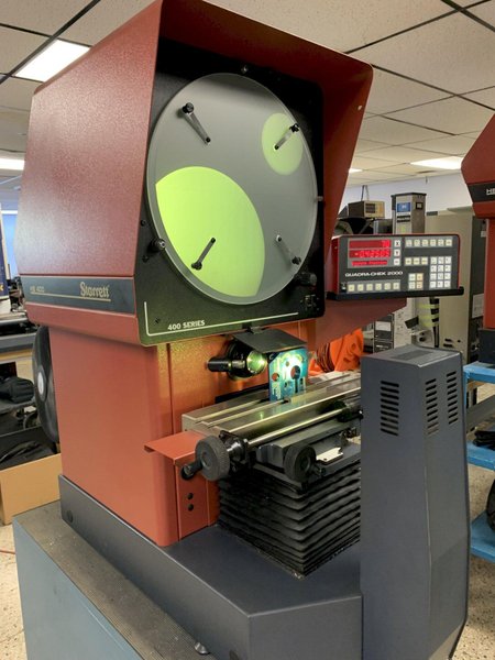 16&quot; STARRETT Model HB400 Horizontal Bench Top Optical Comparator, S/N 51293.