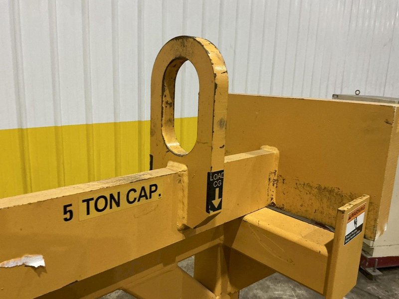 5 TON (10,000 LBS) X 48" CALDWELL MODEL H2S-5-48 COIL LIFTING C-HOOK: YOBRO #25942