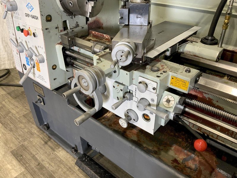 16" X 40" KBC TOOLS MODEL GRIP-1640GH GAP BED ENGINE LATHE: STOCK #81127
